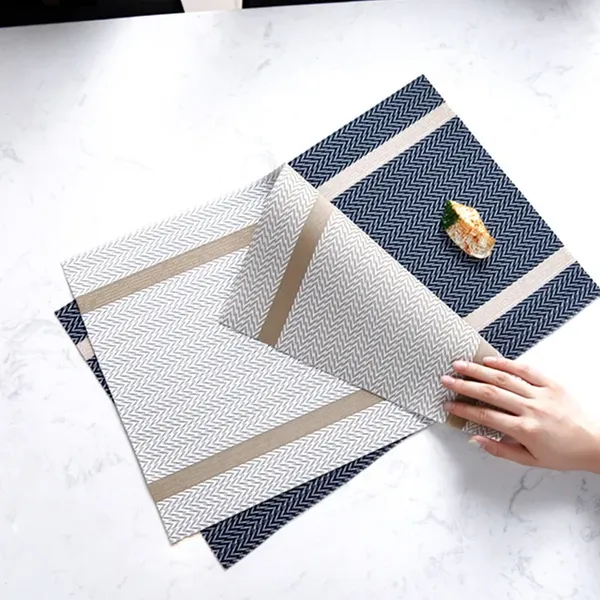 Pack_of_6_White_Pvc_Check_Box_Basket_Heat_Resistant_Dining_Table_Placemats-_[12x18_Inches]
