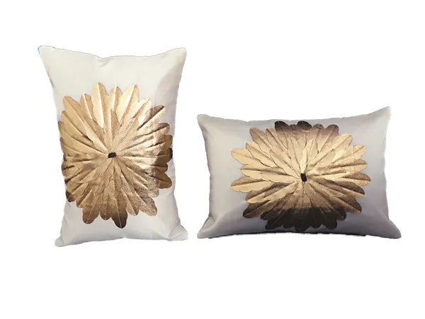Set_Of_2_Cream_Silk_Sunshine_Design_Cushion_Cover_[12x18_Inches]
