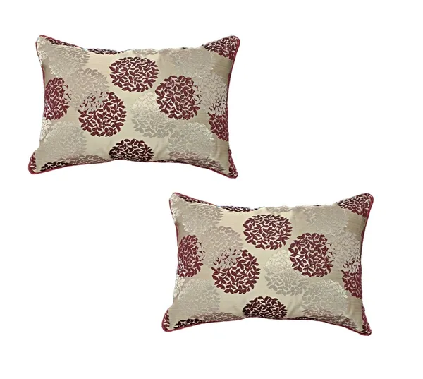 Set_Of_2_Maroon_Polyester_Techno_Design_Cushion_Cover_[12x18_Inches]