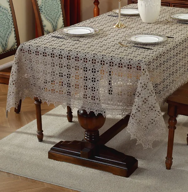 Attractive_Brown_Thread_Cutwork_Design_6_Seater_Rectangle_Dining_Table_Cover_[60_X_90_Inches]
