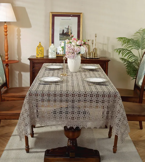 Attractive_Brown_Thread_Cutwork_Design_6_Seater_Rectangle_Dining_Table_Cover_[60_X_90_Inches]