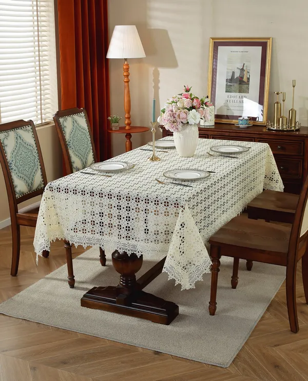 Attractive_Cream_Thread_Cutwork_Design_6_Seater_Rectangle_Dining_Table_Cover_[60_X_90_Inches]