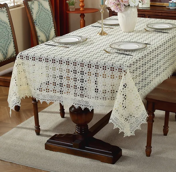 Attractive_Cream_Thread_Cutwork_Design_6_Seater_Rectangle_Dining_Table_Cover_[60_X_90_Inches]