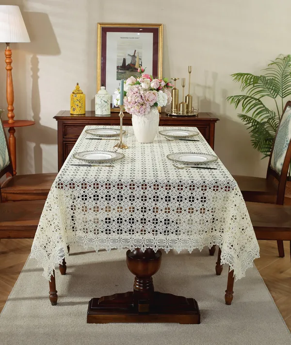 Attractive_Cream_Thread_Cutwork_Design_6_Seater_Rectangle_Dining_Table_Cover_[60_X_90_Inches]