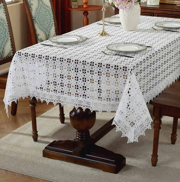 Attractive_White_Thread_Cutwork_Design_6_Seater_Rectangle_Dining_Table_Cover_[60_X_90_Inches]