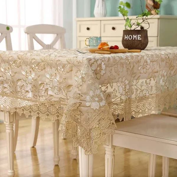 White_Tissue_Cloth_Embroidery_Design_Table_Cover_[60_X_90_Inches]