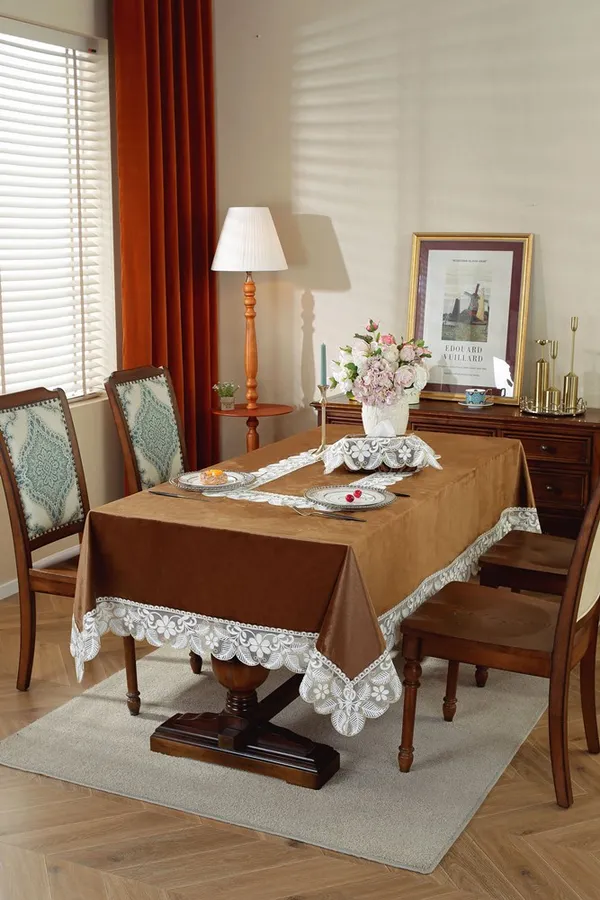 Premium_Brown_Velvet_Lace_Embroidery_Design_6_Seater_Dining_Table_Cover_[60_X_90_Inches]