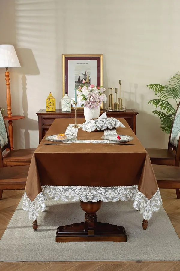 Premium_Brown_Velvet_Lace_Embroidery_Design_6_Seater_Dining_Table_Cover_[60_X_90_Inches]