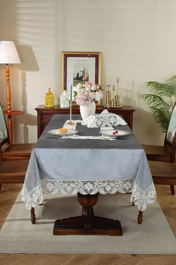 Premium_Grey_Velvet_Lace_Embroidery_Design_6_Seater_Dining_Table_Cover_[60_X_90_Inches]