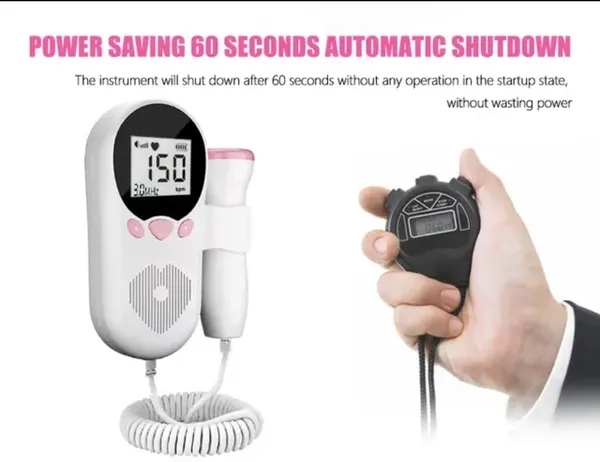 Dmedicare_Fetal_Doppler_Your_Portable_Pregnancy_Companion_with_50-230MHz_LCD_Display_Pink_Fetal_Doppler