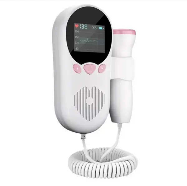 Dmedicare_Fetal_Doppler_Your_Portable_Pregnancy_Companion_with_50-230MHz_LCD_Display_Pink_Fetal_Doppler