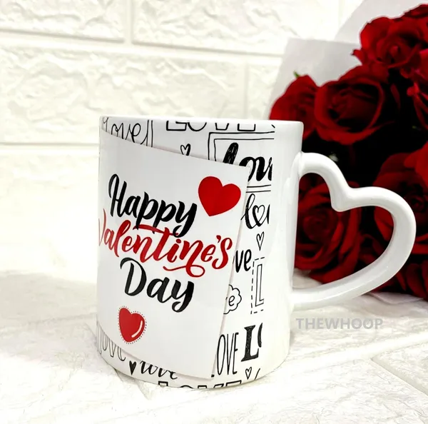 Combo_Pack_Of_5_White_Valentines_Day_Gift_|_1_Heart_Mug,_1_Love_Keychain,_1_Ceramic_Tile_With_Stand,_1_Artificial_Rose_&_7_Mini_Card_|_Gift_For_Husband,_Wife,_Couples_Valentines_Gift_Set