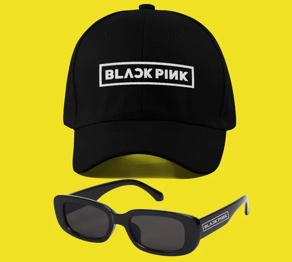 Combo_Pack_Of_6_Black_Printed_Black_Girls_Group_Army_Kpop_Gift_|_Mug(350Ml),_Sipper_Bottle(750Ml),_Keychain,_Sunglass,_Cap,_Greeting_Card,_Gift_Set_For_Black_Fans