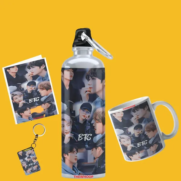 Combo_Pack_Of_6_White_Printed_Bts_Team_Army_Kpop_Gift_|_Mug,_Sipper_Bottle,_Keychain,_Sunglass,_Cap,_Greeting_Card,_Birthday_Gift_Set_For_Bts_Fans