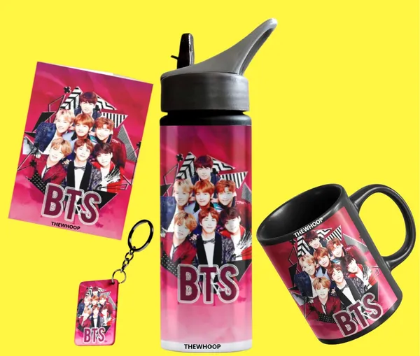 Combo_Pack_Of_6_Red_Printed_Bts_Boys_Group_Kpop_Army_|_Mug,_Gym_Sipper,_Keychain,_Sunglass,_Cap,_Greeting_Card,_Birthday_Gift_Set_For_Bts_Fans