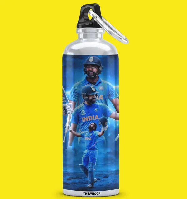 Combo_Pack_Of_6_White_Printed_Indian_Cricketers_Gift_|_Mug,_Sipper_Bottle,_Keychain,_Sunglass,_Cap,_Greeting_Card,_Birthday_Gift_Set_For_Cricket_Fans_(Rohit_Sharma)