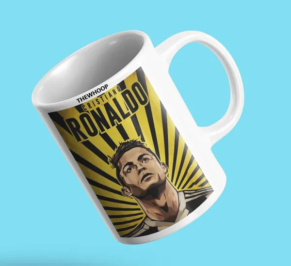 Combo_Pack_Of_6_Yellow_Printed_Cristiano_Ronaldo_Gift_|_Mug_(350Ml),_Sipper_Bottle_(750Ml),_Keychain,_Sunglass,_Cap,_Greeting_Card,_Birthday_Gift_Set_For_Cristiano_Ronaldo_Fans