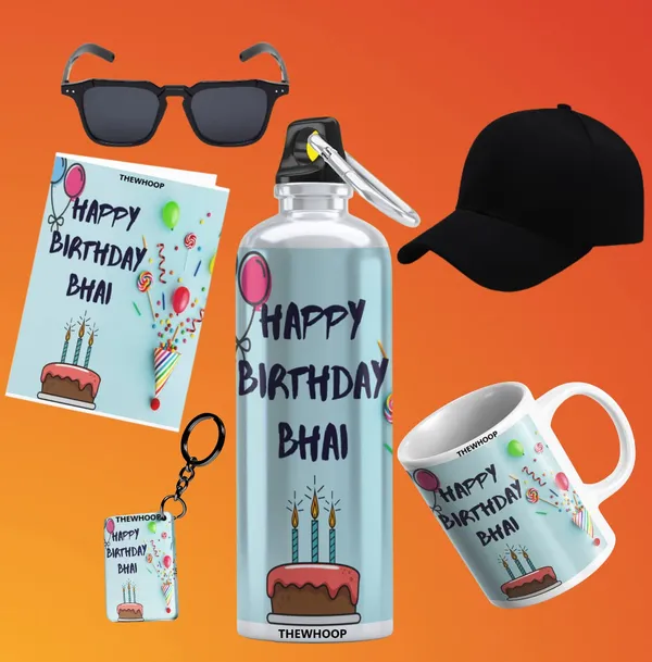 Combo_Pack_Of_6_White_Printed_Happy_Birthday_Gift_|_Mug,_Sipper_Bottle,_Keychain,_Sunglass,_Cap,_Greeting_Card,_Birthday_Gift_Set_For_Brother,_Sister,_Mother,_Father