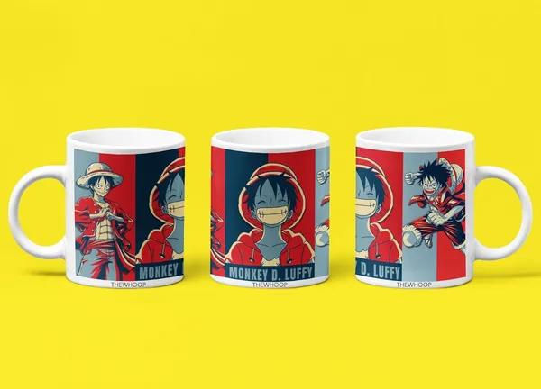 Combo_Pack_Of_6_Black_Printed_Anime_Characters_Design_Gift_|_Mug(350Ml),_Sipper_Bottle(750Ml),_Keychain,_Sunglass,_Cap,_Card,_Gift_Set_For_Itachi_Luffy_Saitama_Anime_Fans_Otaku_(Luffy_-_Anime)
