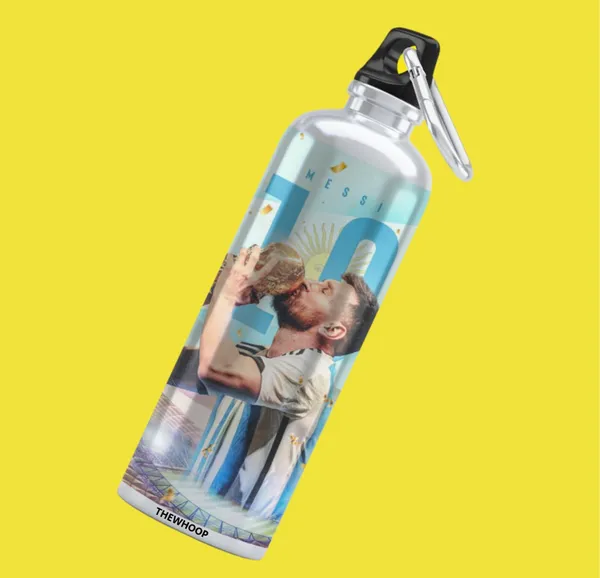 Combo_Pack_Of_6_White_Printed_Lionel_Messi_Gift_|_Mug(350Ml),_Sipper_Bottle(750Ml),_Keychain,_Sunglass,_Cap,_Greeting_Card,_Birthday_Gift_Set_For_Lionel_Messi_Fans