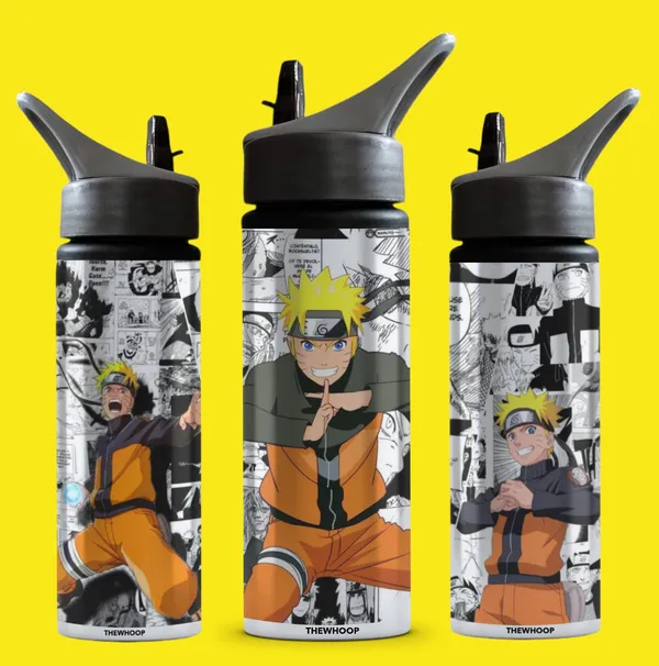 Combo_Pack_Of_6_Black_Printed_Anime_Characters_Design_Gift_|_Mug(350Ml),_Sipper_Bottle(750Ml),_Keychain,_Sunglass,_Cap,_Card,_Gift_Set_For_Itachi_Luffy_Saitama_Anime_Fans_Otaku_(Naruto_-_Anime)