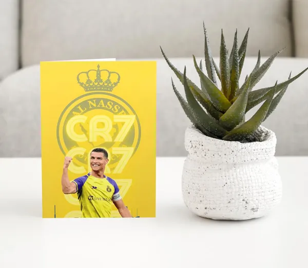Combo_Pack_Of_6_Orange_Printed_Cristiano_Ronaldo_Gift_|_Mug_(350Ml),_Sipper_Bottle_(750Ml),_Keychain,_Sunglass,_Cap,_Greeting_Card,_Birthday_Gift_Set_For_Cristiano_Ronaldo_Fans
