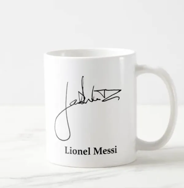 White_Printed_Autograph_Ceramic_New_Coffee_Mug_(Messi)