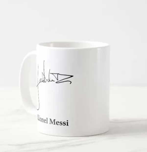 White_Printed_Autograph_Ceramic_New_Coffee_Mug_(Messi)