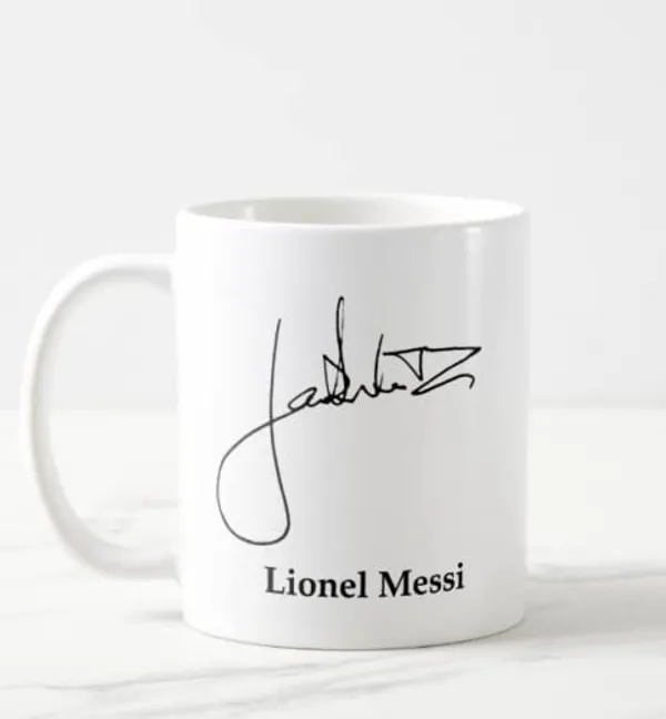White_Printed_Autograph_Ceramic_New_Coffee_Mug_(Messi)