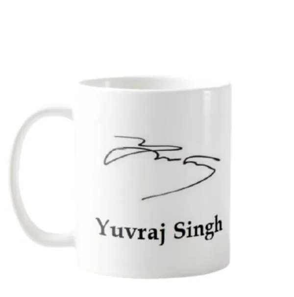 White_Printed_Autograph_Ceramic_New_Coffee_Mug_(Yuvraj-Singh)