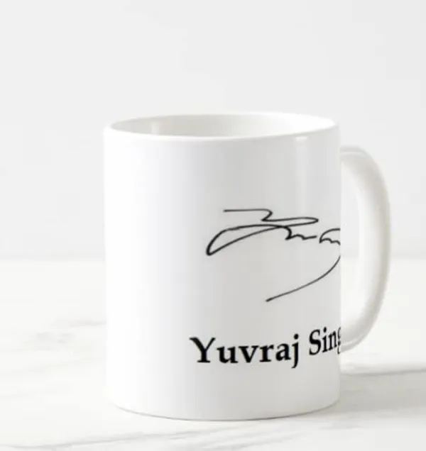 White_Printed_Autograph_Ceramic_New_Coffee_Mug_(Yuvraj-Singh)