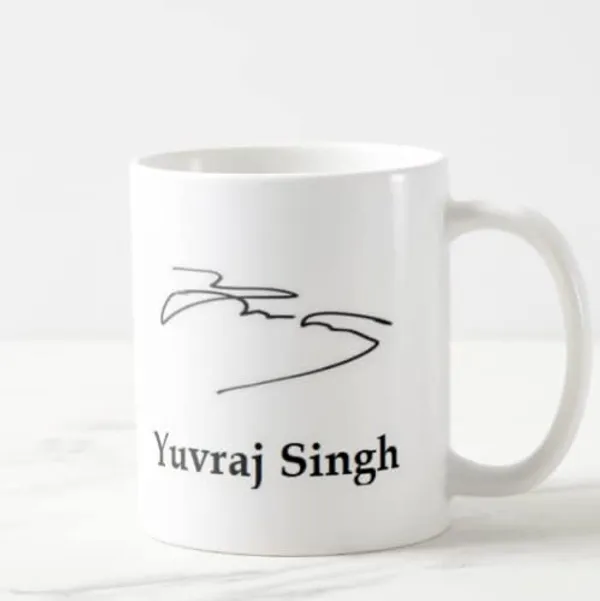 White_Printed_Autograph_Ceramic_New_Coffee_Mug_(Yuvraj-Singh)