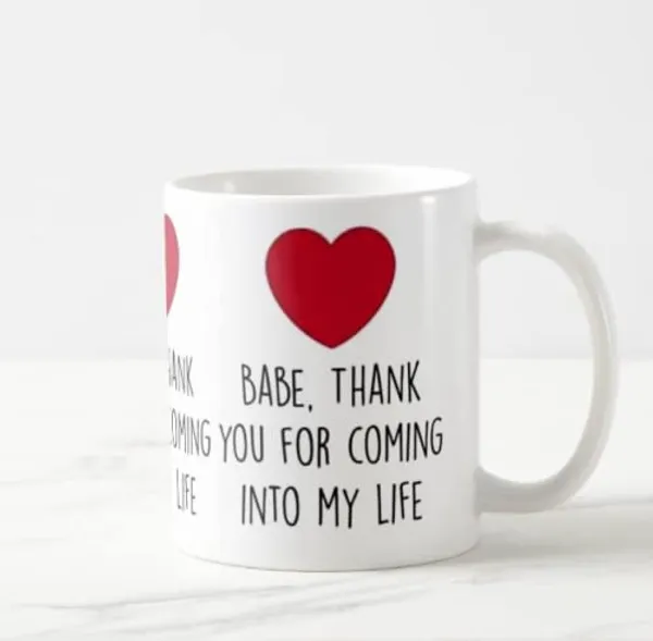 Combo_Pack_Of_4_White_Valentines_Gift_|_1_Cushion,_1_Mug,_1_Keychain,_1_Gift_Card_Gift_For_Couples_(Babe_Thank_U_Cushion)