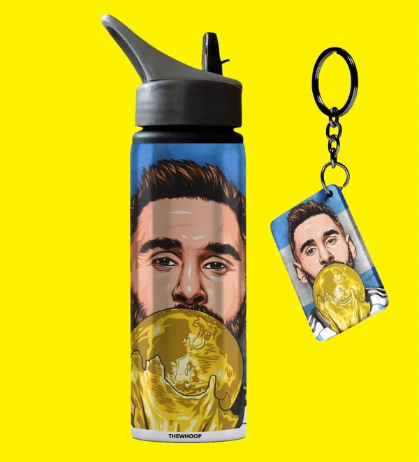 Combo_Pack_Of_2_Off_&_White_Lionel_Messi_Printed_Sipper_750Ml_Aluminium_Bottle_&_Keychain_Combo_With_Holding_Grip_Feature_|_Office,_Gym_&_School_Water_Bottle_Best_Gift_Lionel_Messi_Football_Sports_Fans