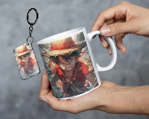 Combo_Pack_Of_2_White_Anime_Naruto/_Goku/_Luffy_Gift_|_Ceramic_Coffee_Mug_350_Ml_With_Keychain_Combo_(Anime-Luffy-Anger_Face)