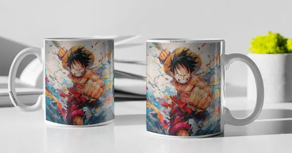 Combo_Pack_Of_2_White_Anime_Naruto/_Goku/_Luffy_Gift_|_Ceramic_Coffee_Mug_350_Ml_With_Keychain_(Anime-Luffy-Cartoonish_Face)