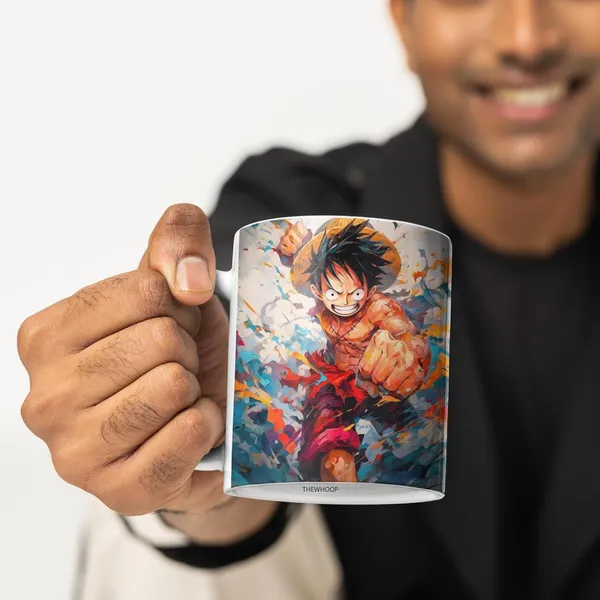 Combo_Pack_Of_2_White_Anime_Naruto/_Goku/_Luffy_Gift_|_Ceramic_Coffee_Mug_350_Ml_With_Keychain_(Anime-Luffy-Cartoonish_Face)