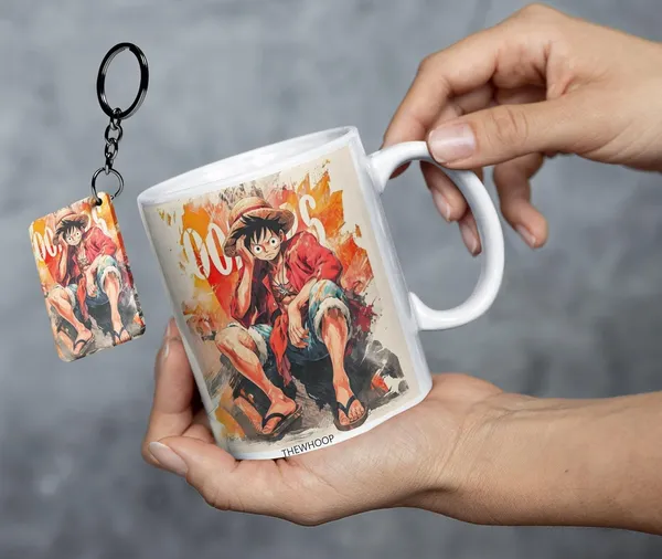 Combo_Pack_Of_2_White_Anime_Naruto/_Goku/_Luffy_Gift_|_Ceramic_Coffee_Mug_350_Ml_With_Keychain_Combo_(Anime-Luffy_)