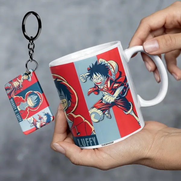 Combo_Pack_Of_2_White_Anime_Naruto/_Goku/_Luffy_Gift_|_Ceramic_Coffee_Mug_350_Ml_With_Keychain_Combo_(Luffy_-_Anime)