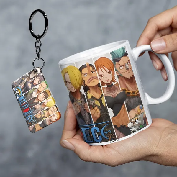 Combo_Pack_Of_2_White_Anime_Naruto/_Goku/_Luffy_Gift_|_Ceramic_Coffee_Mug_350_Ml_With_Keychain_Combo_(Onepiece-Gang-Anime)