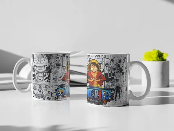 Combo_Pack_Of_2_White_Anime_Naruto/_Goku/_Luffy_Gift_|_Ceramic_Coffee_Mug_350_Ml_With_Keychain_(One_Piece_-_Anime)