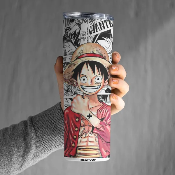 Combo__Anime_Printed_Stainless_Steel_Tumbler_600_Ml_Sipper_Bottle_&_Keychain_Combo_With_12_Hours_Hot_&_Cold_Feature_|_Best_Gift_For_Naruto/_Goku/_Saitama/_Luffy_Anime_Fans_(Luffy-Anime)