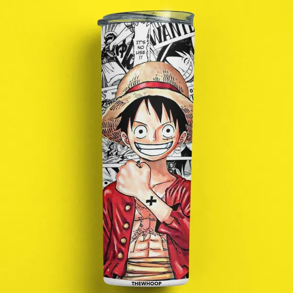 Combo__Anime_Printed_Stainless_Steel_Tumbler_600_Ml_Sipper_Bottle_&_Keychain_Combo_With_12_Hours_Hot_&_Cold_Feature_|_Best_Gift_For_Naruto/_Goku/_Saitama/_Luffy_Anime_Fans_(Luffy-Anime)
