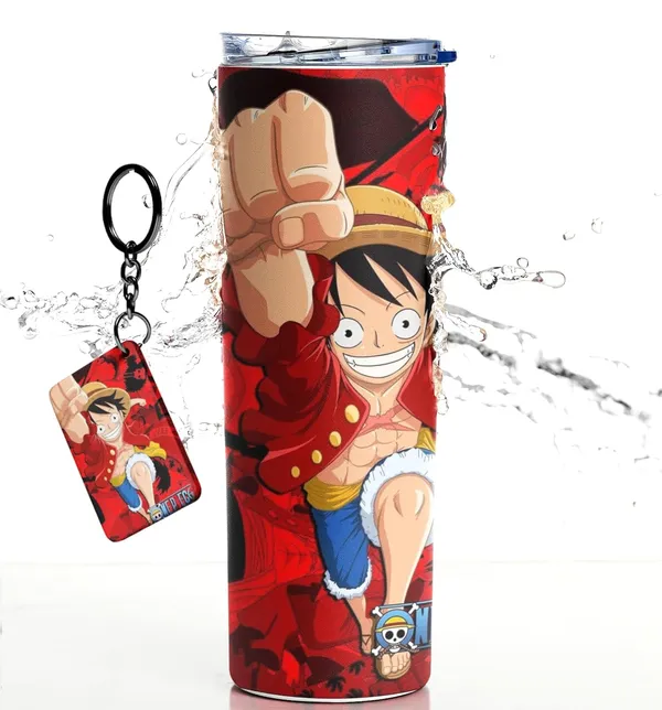 Combo_Pack_Of_2_White_Anime_Printed_Stainless_Steel_Tumbler_600_Ml_Sipper_Bottle_&_Keychain_Combo_With_12_Hours_Hot_&_Cold_Feature_|_Best_Gift_For_Naruto/_Goku/_Saitama/_Luffy_Anime_Fans_(Luffy-Anime)
