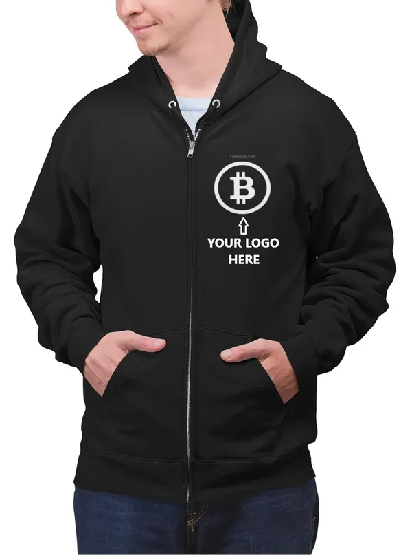 Black_Customized_Print_Your_Name/_Logo_Cotton_Zipper(Chain)_Fleece_Hooded_Neck_Personalized_Zipper_Hoodie_For_Men_&_Women