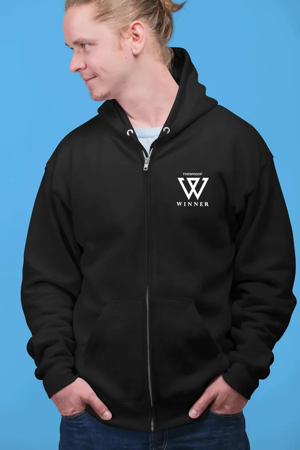 Black_Customized_Print_Your_Name/_Logo_Cotton_Zipper(Chain)_Fleece_Hooded_Neck_Personalized_Zipper_Hoodie_For_Men_&_Women