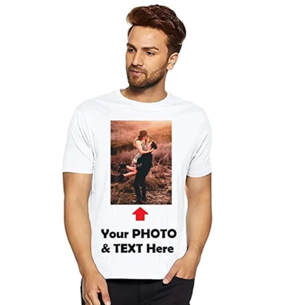 White_Customized_Print_Round_Neck_Poly_Dry-Fit_Cotton_Adults_Unisex_T-Shirts