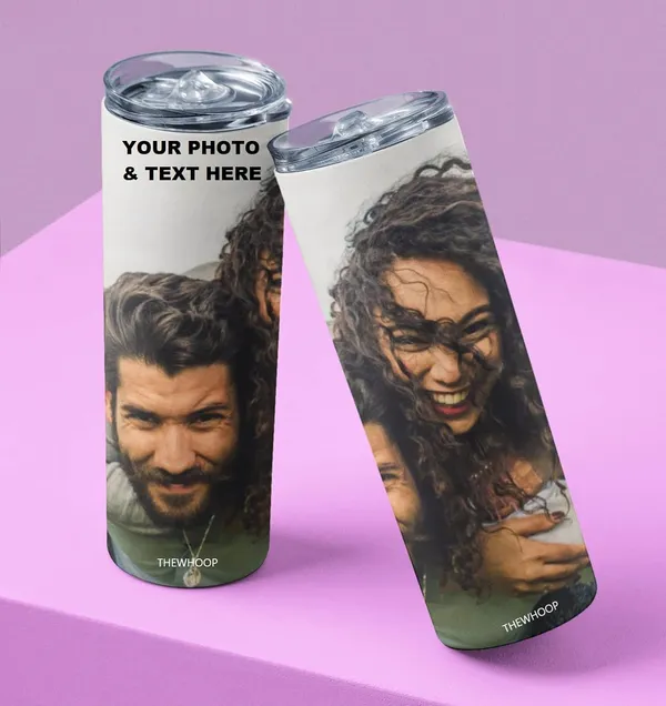 White_Customized_Tumbler_Personalized_Photo/_Text_Stainless_Steel_Hot_Cold_Bottle_600Ml_Best_Gift_For_Office_-_School,_Gym_Outdoor_Sports_Travel