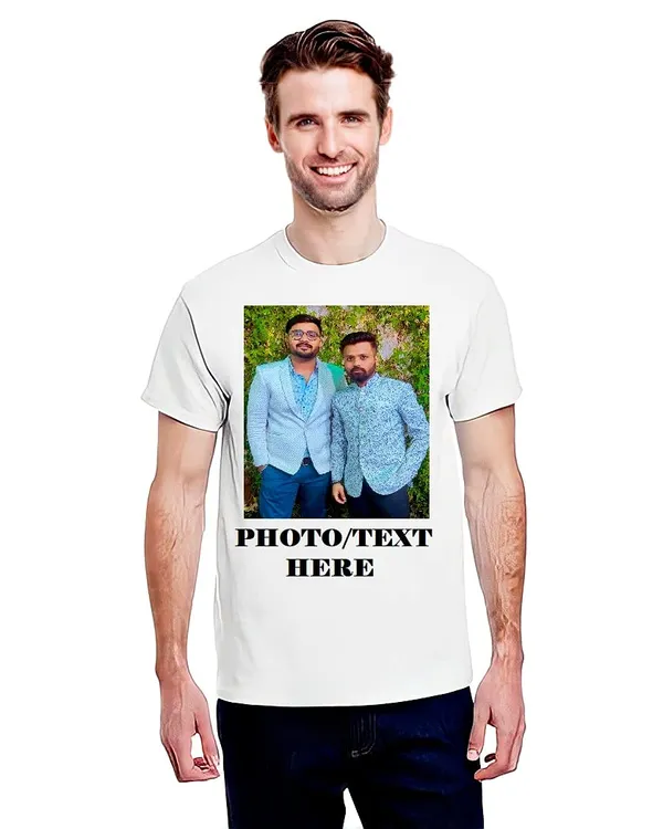White_Premium_Cotton_Tee_Custom_Personalized_Print_Round_Neck_Photo_T-Shirts_For_Men,_Women,_Boys_&_Girls