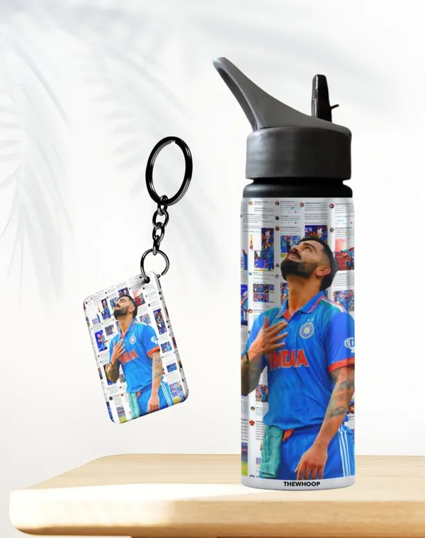 Combo_Pack_Of_2_Blue_Virat_Kohli_Printed_Sipper_750_Ml_Aluminium_Bottle_&_Keychain_Combo_With_Holding_Grip_Feature_|_Office,_Gym_&_School_Water_Bottle_Best_Gift_Virat_Kohli_Fans_&_Cricket_Lovers